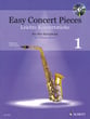 Easy Concert Pieces #1 Alto Sax BK/CD cover